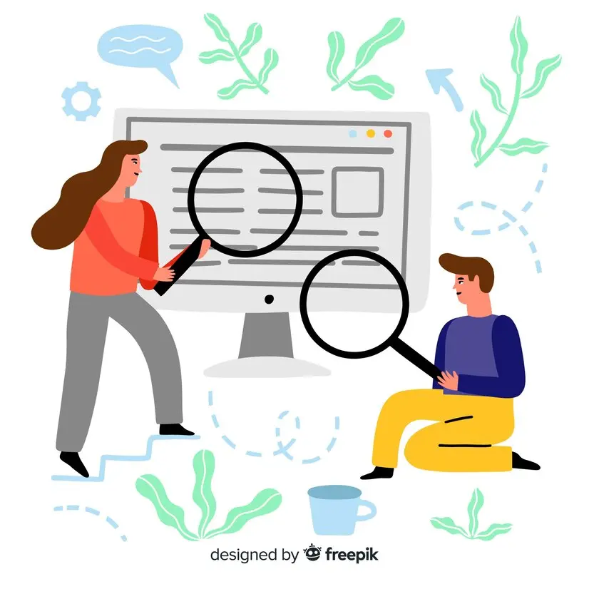 Illustration des résultats de la page de recherche en référencement naturel