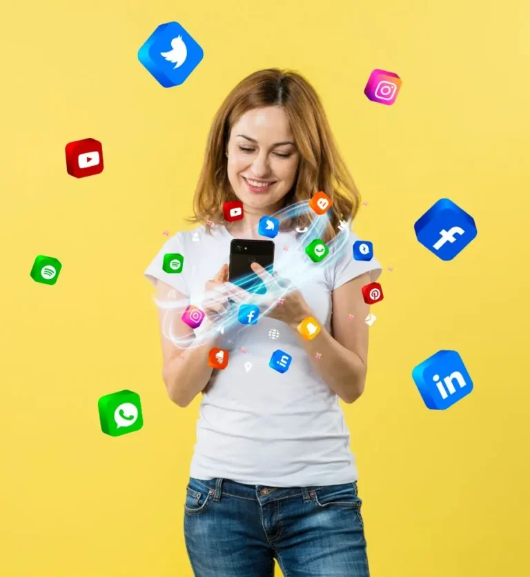 Illustration des différents réseaux sociaux